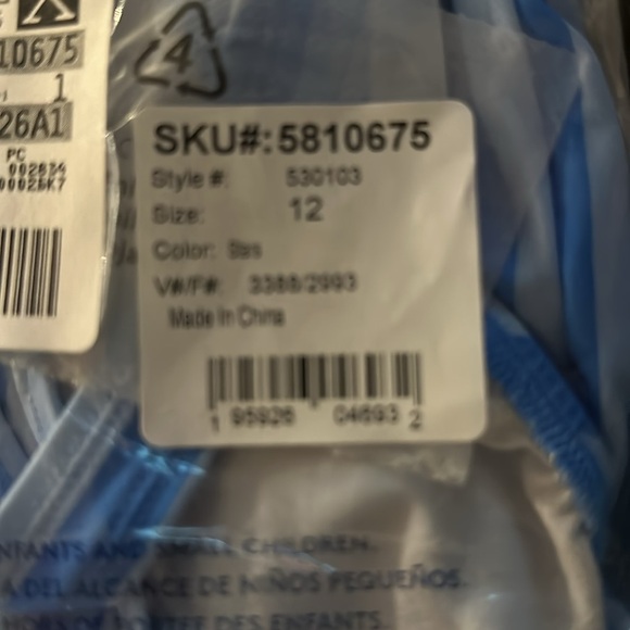 New Girls Sequin Graphic UPF 50‎ Tugless One Piece - Picture 4 of 5